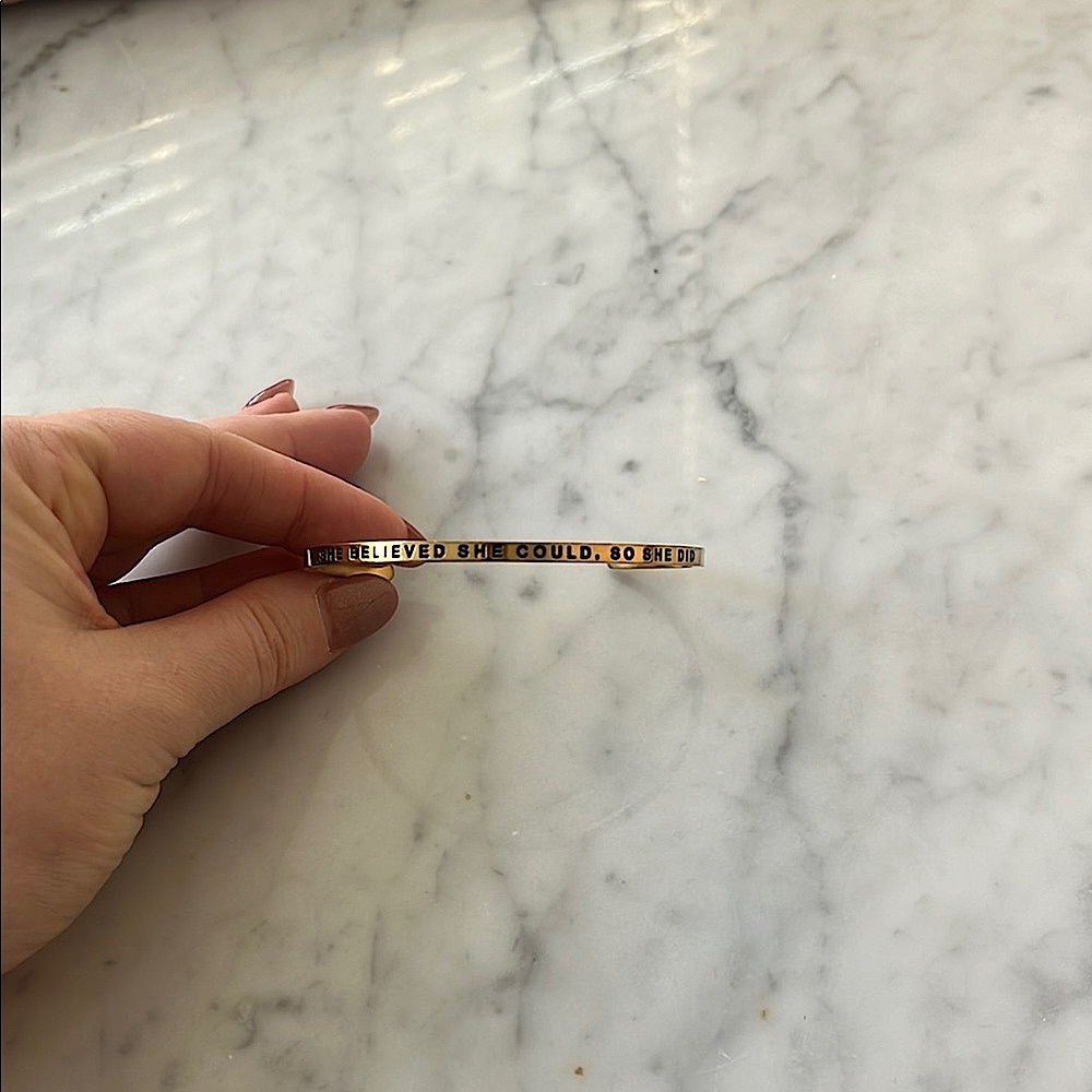 MantraBand “She Believed She Could So She Did” Bracelet - Picture 2 of 3